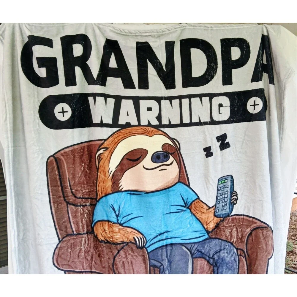 Unbranded grandpa warning